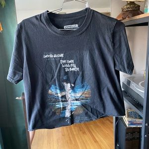 David Bowie crop top